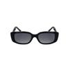 Ladies Black Rectangular Sunglasses 0bv8259 504 13 1