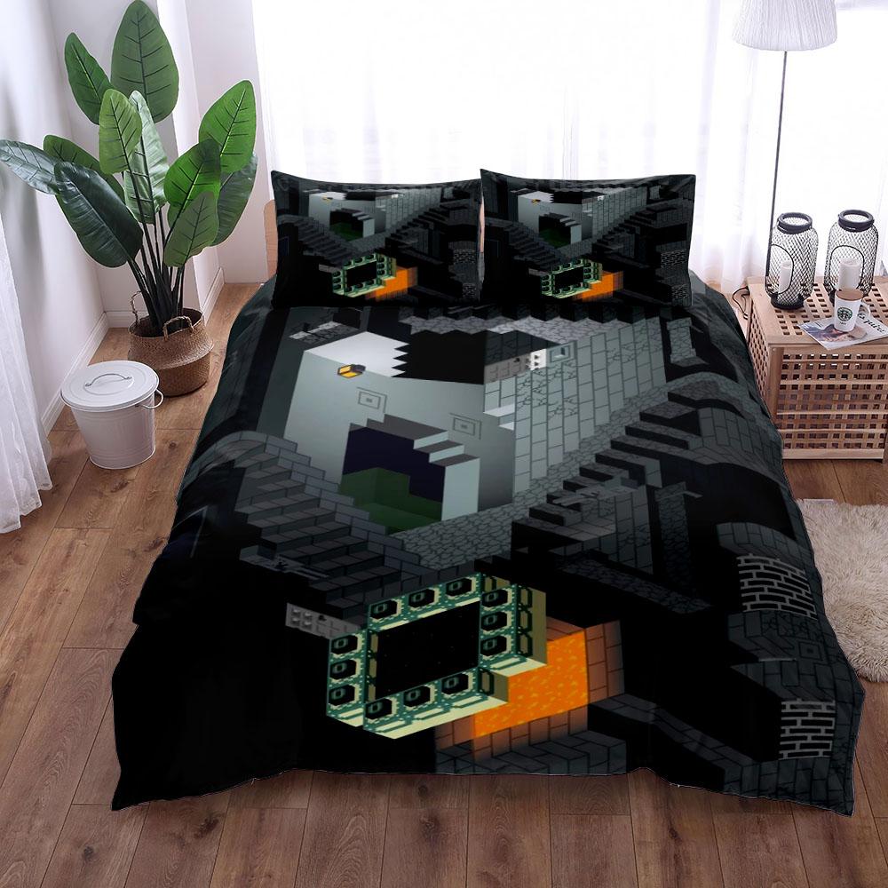 Cats N Gaming Duvet Cover Set Without Sheet King Queen Double Full Twin Single Size Bed Linen Set