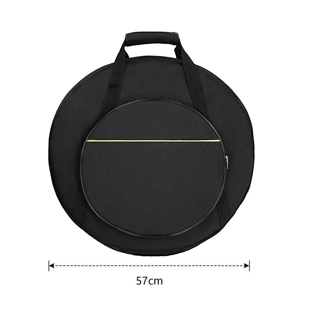 Чехол для тарелок, чехол для тарелок 600D Oxford, сумка для музыкальных инструментов цилиндрической формы, диаметр 57 см
