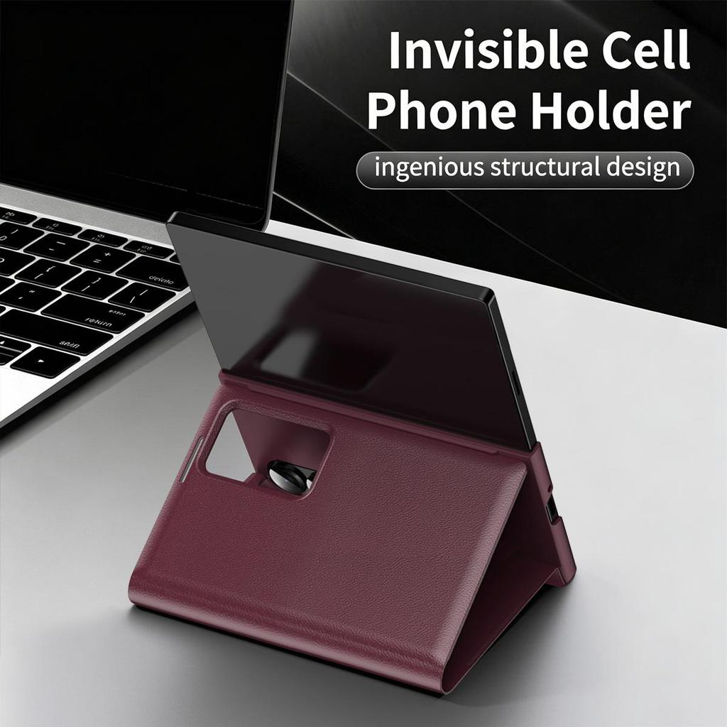 Smart View Window Flip Case For Samsung Galaxy Z Fold8 Wide /Z Fold8 Ultra, Wallet Card Cover Stand Phone Cases Protector Skins Shell
