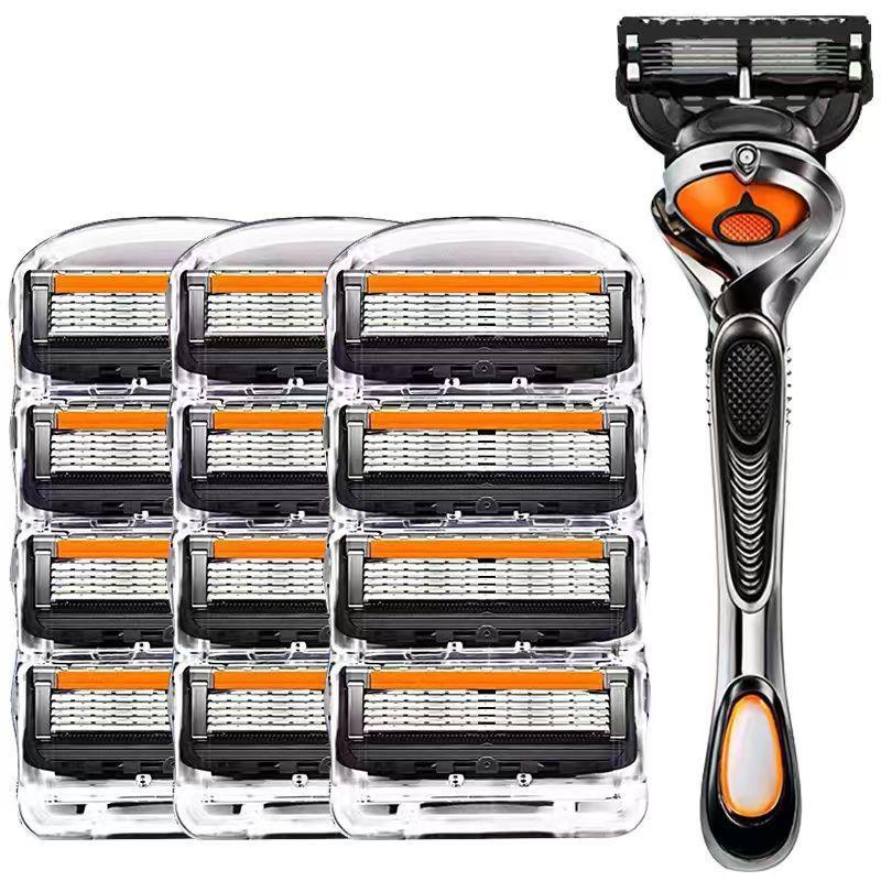 German Quality 5-Blade Men’s Razor with Universal Sharp 5-Speed Concealed Blades