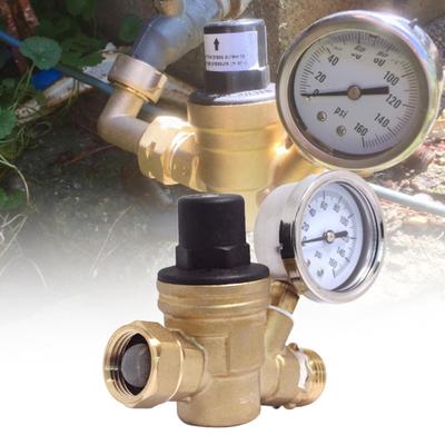 M11-0660R Mosiężny zawór ciśnieniowy Skuteczny uniwersalny regulator Bezpieczny regulowany regulator ciśnienia wody z