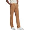 adidas Originals Weitbeinige Trainingshose mit gesticktem Streifenlogo Herrenhosen Braun IB3437