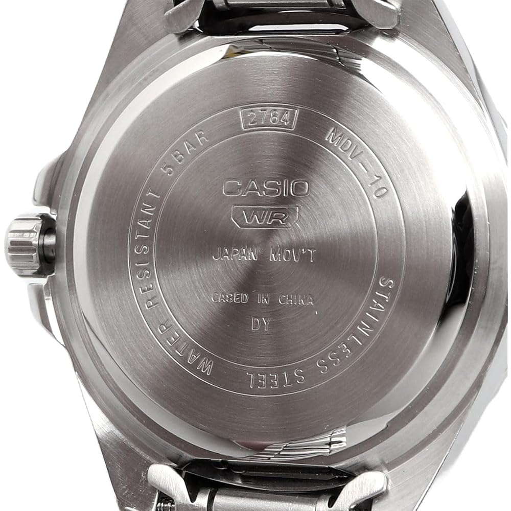 Casio Standard Analog Watch MDV-10D-2A1V Blue Green Metal Band for Boys and Girls