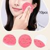 10 Pieces Face Cleansing Pads Facial Sponges Makeup Removal Wood Pulp Cotton Elastic