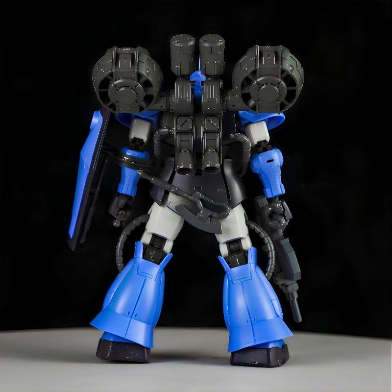 Star Hg B3 Gouf Action Figures Model Kit 1/144 Scale With Dual Flyer Backpacks Available In Blue White Plastic Toy Boy Gifts