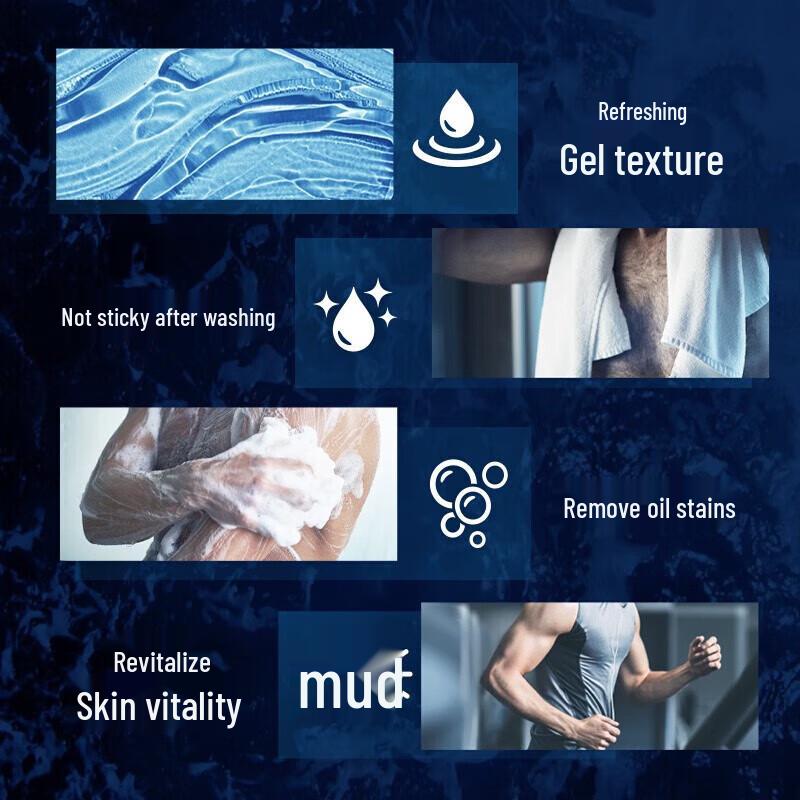 Clear Men Ice Cool Erfrischendes Duschgel