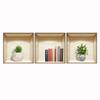 DIY Mural Art Livingroom Bedroom 3D Decal Greenery Bonsai Wall Stickers Creative Plants Potted