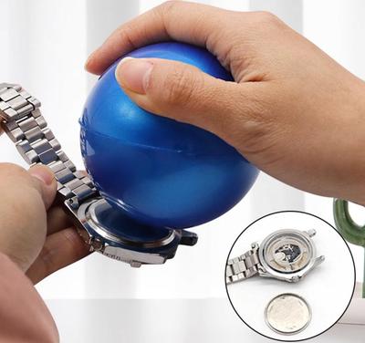 Watch Case Open Ball Durable 8088 6.5cm Black Rubber Safe Reliable Portable Watchmaker Watch Rotating Friction Ball Repair Tool