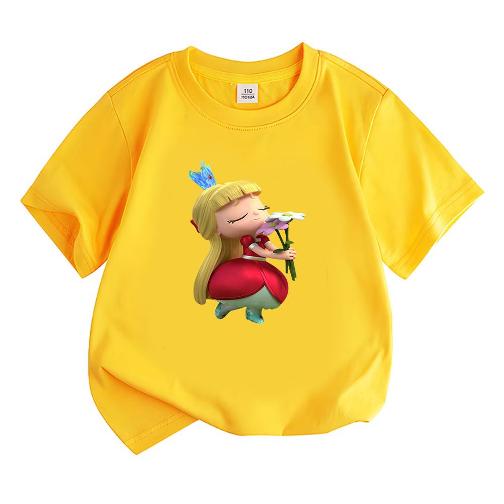100% Cotton True and The Rainbow Kingdom Cartoon Children's T-shirt High Quality Cute Anime Print Kids Tops Toddler Summer