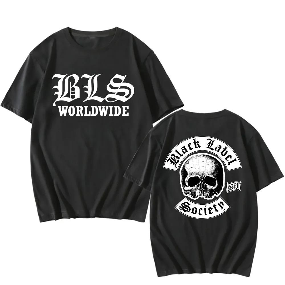Black Label Society BLS Worldwide TShirt Zakk Wylde Heavy Metal Street Hip Hop Unisex Comfortable Women And Men Tshirts