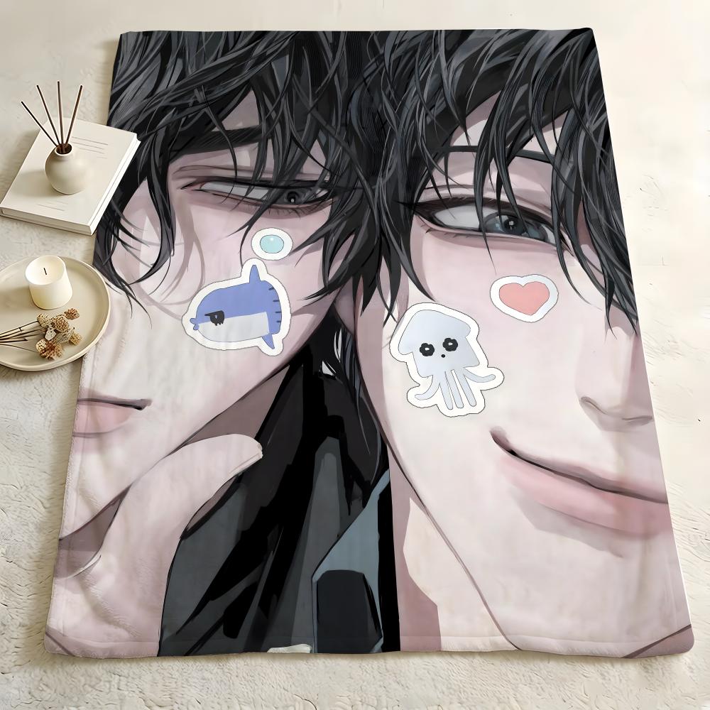 Novel O-Omniscient R-Reader Throw Flannel Blanket Skin Soft Suitable for Sofa Living Room Bed Travel and Gifts