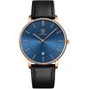 Ben NeviS Men S Watch miniMaliSt faShion Simple Analog Date Leather Strap  09 Ma
