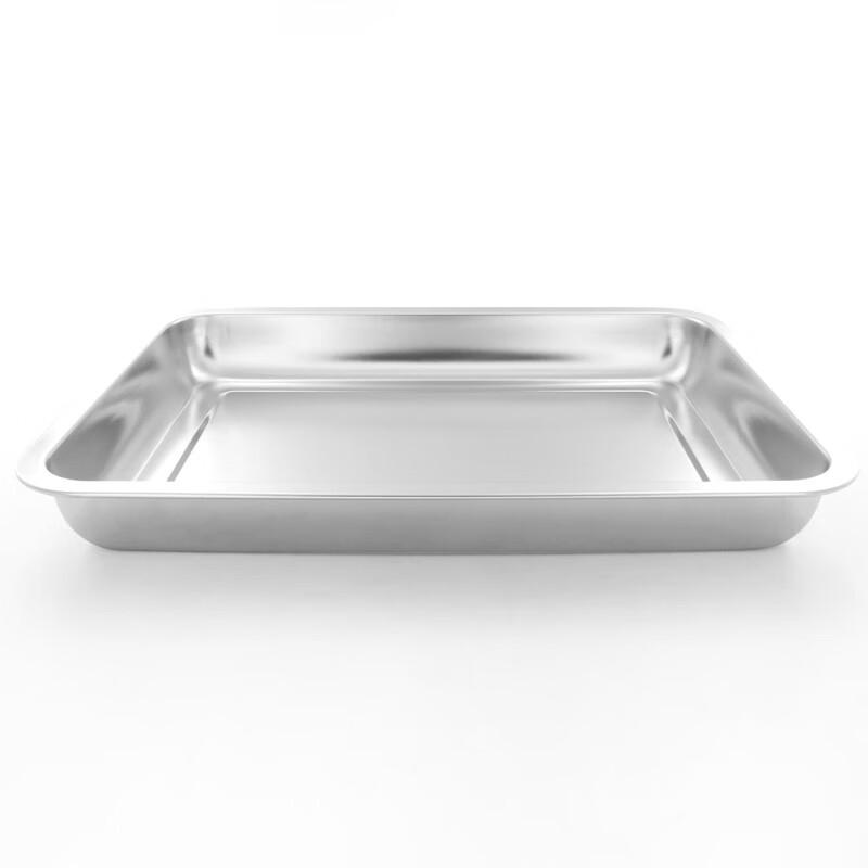 XINJI GAOGE Stainless Steel Deep Rectangular Serving Tray