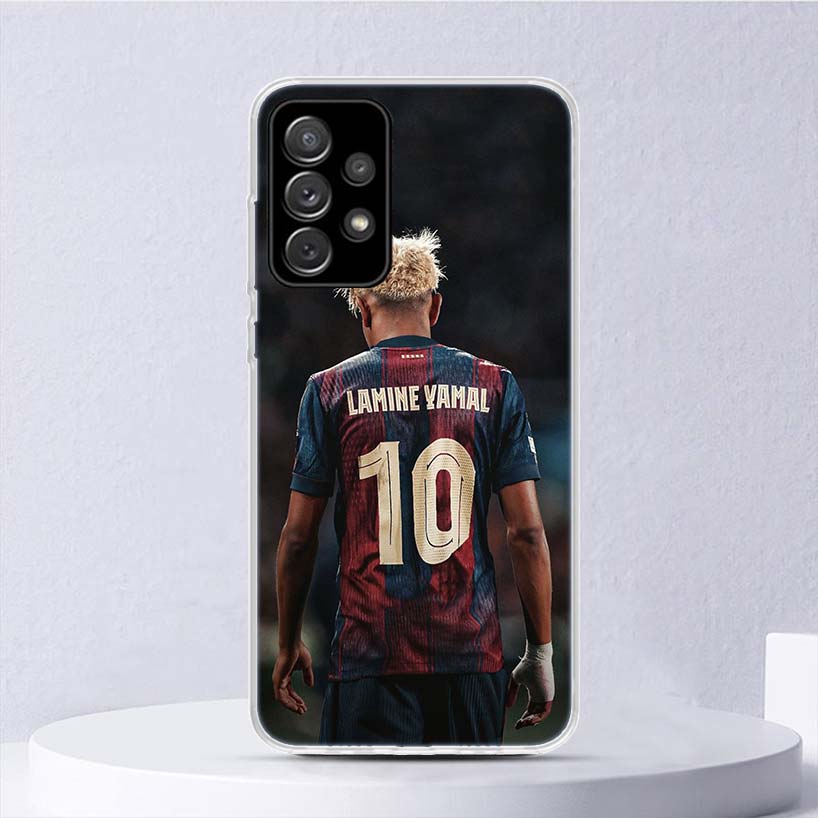 Custodia morbida L-Lamine Y-Yamal 19 per Samsung Galaxy A52 A42 A32 A22 A12 A02S Cover per telefono A50 A51 A70 A71 A41 A31 A21S A40 A30 A20E