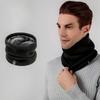 Soft Knit Fleece Neck WarmerWindproof StretchScarf for Skiing OutdoorCommuting Cold Weather Men Women Winter Balaclava Accessory