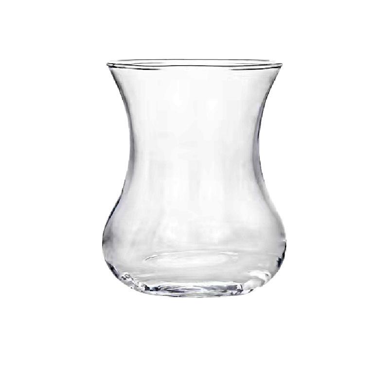 Neuer Kürbisbecher 6 Tassen 6 Untertassen Glasgeschirrset Kaffeetasse Untertasse Taille Trinkset