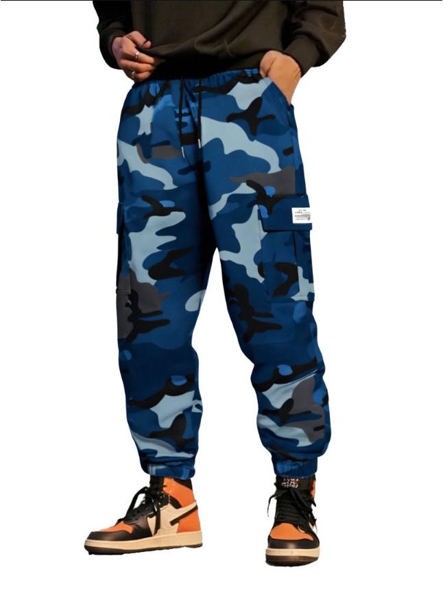 Men's 2025 Camouflage Joggers: Trendy Casual Work Pants for Spring and Autumn