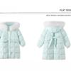 Modische Baumwollgepolsterte Kleidung für Mädchen, Kinder Daunen-Baumwollgepolsterte Kleidung, Winter Baumwollgepolsterte Jacken