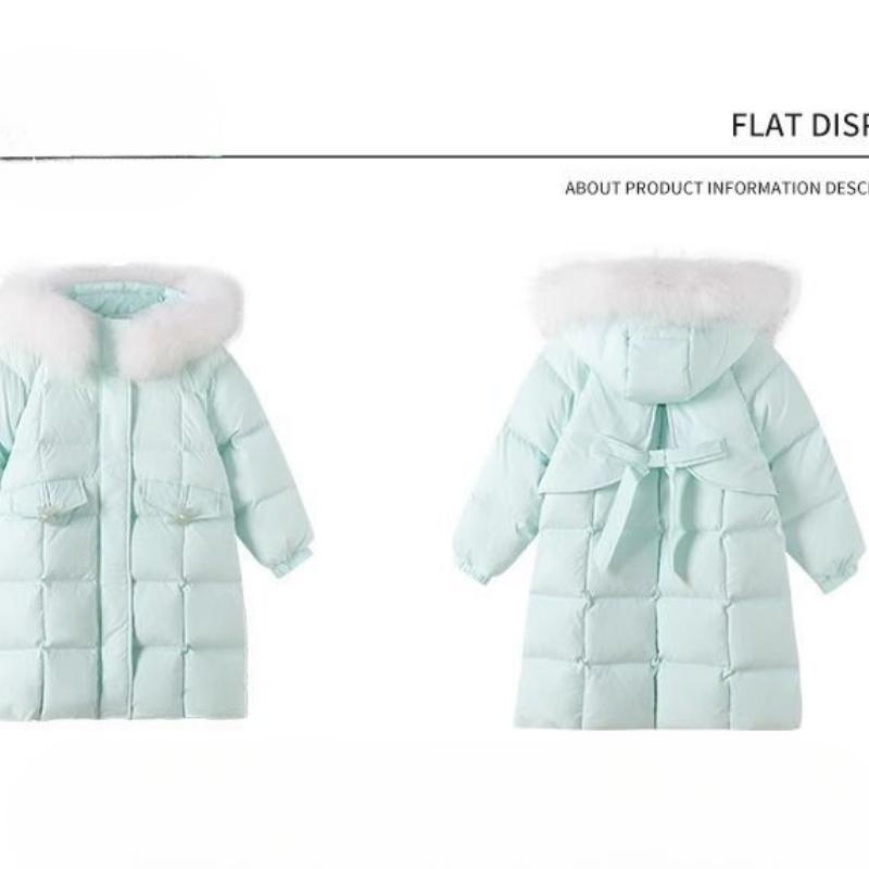 Modische Baumwollgepolsterte Kleidung für Mädchen, Kinder Daunen-Baumwollgepolsterte Kleidung, Winter Baumwollgepolsterte Jacken