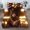 Anime Flash Man Bedding Set With Pillowcase, 3D Duvet Cover Twin Queen King Single Size Fashion Luxury Bedroom Decor Kids Gifts