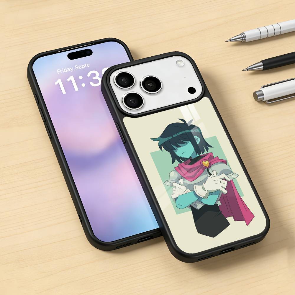 Game D-Deltarune Kris Phone Case For iPhone17,16,15,14,13,12,Pro,Max,Magnetic For Magsafe Wireless Charging