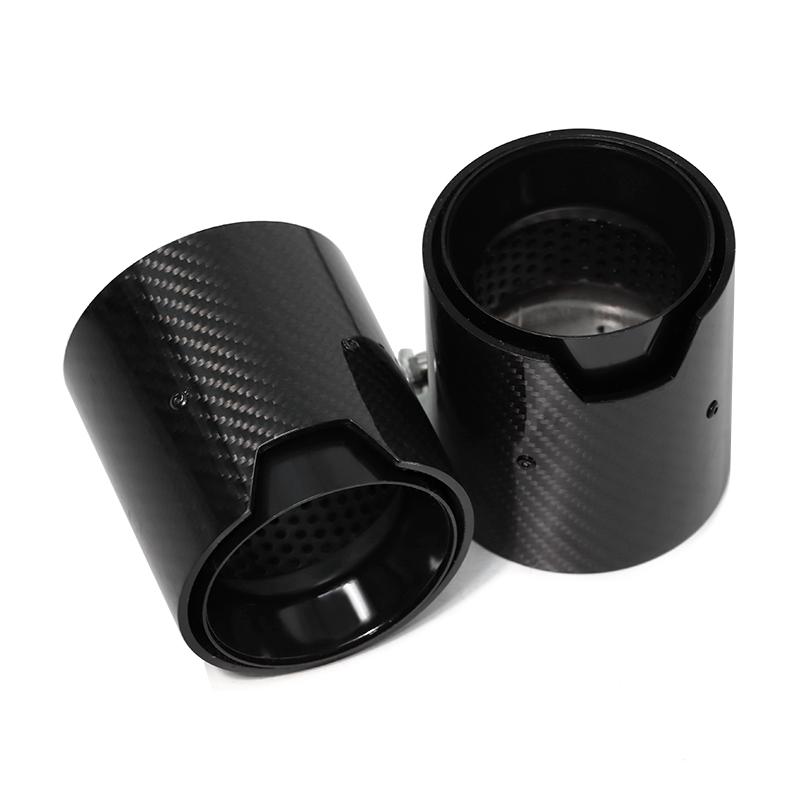 2pcs/lot For BMW 2 Series F22 F23 M235i M240i F20 F21 M135i M140i M Performance Carbon Fiber Car Exhaust Tip ID60mm Muffler Tip