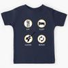 Eat Sleep Guitar Repeat Kids T-Shirt