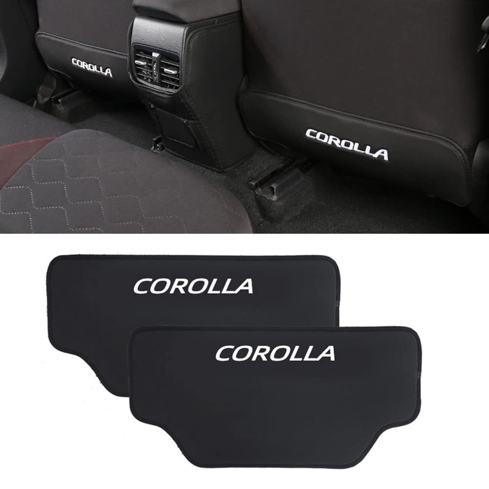 LEXLEYS Toyota New Corolla Corolla 210 Series Dedicated Kick Guard Seat Back Mat Kick Guard Rear Seat Back Protector Interior Dirt Prevention
