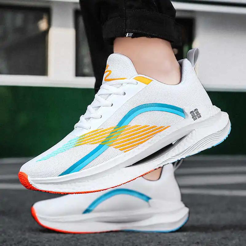 Fashion Thick-heeled Flat Sole Basket Running Flats Cheap Sneakers Spring Shoes Men Sports Dropship Casuall Sneskers Comfortable
