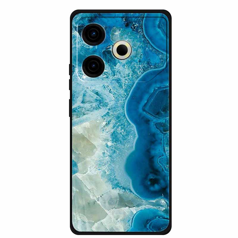 Phone Case For Tecno Pova6 Neo TPU Back Coque for Pova 6 Neo Marble Colour Soft Cover Protective Funda Luxury Silicone Shell