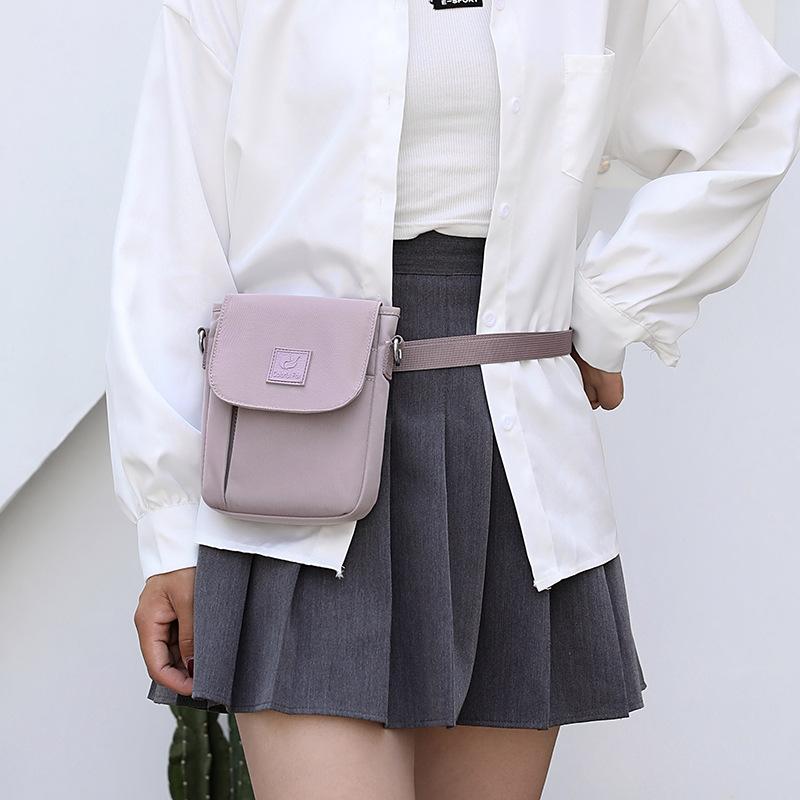 Women's bag new versatile women's shoulder bag, waterproof nylon mother bag, casual women's messenger mobile phone bag