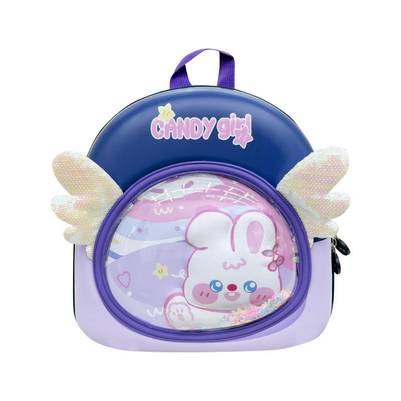 Childrens Cartoon Bunny Backpack With Eva Material For Kindergarten Girls