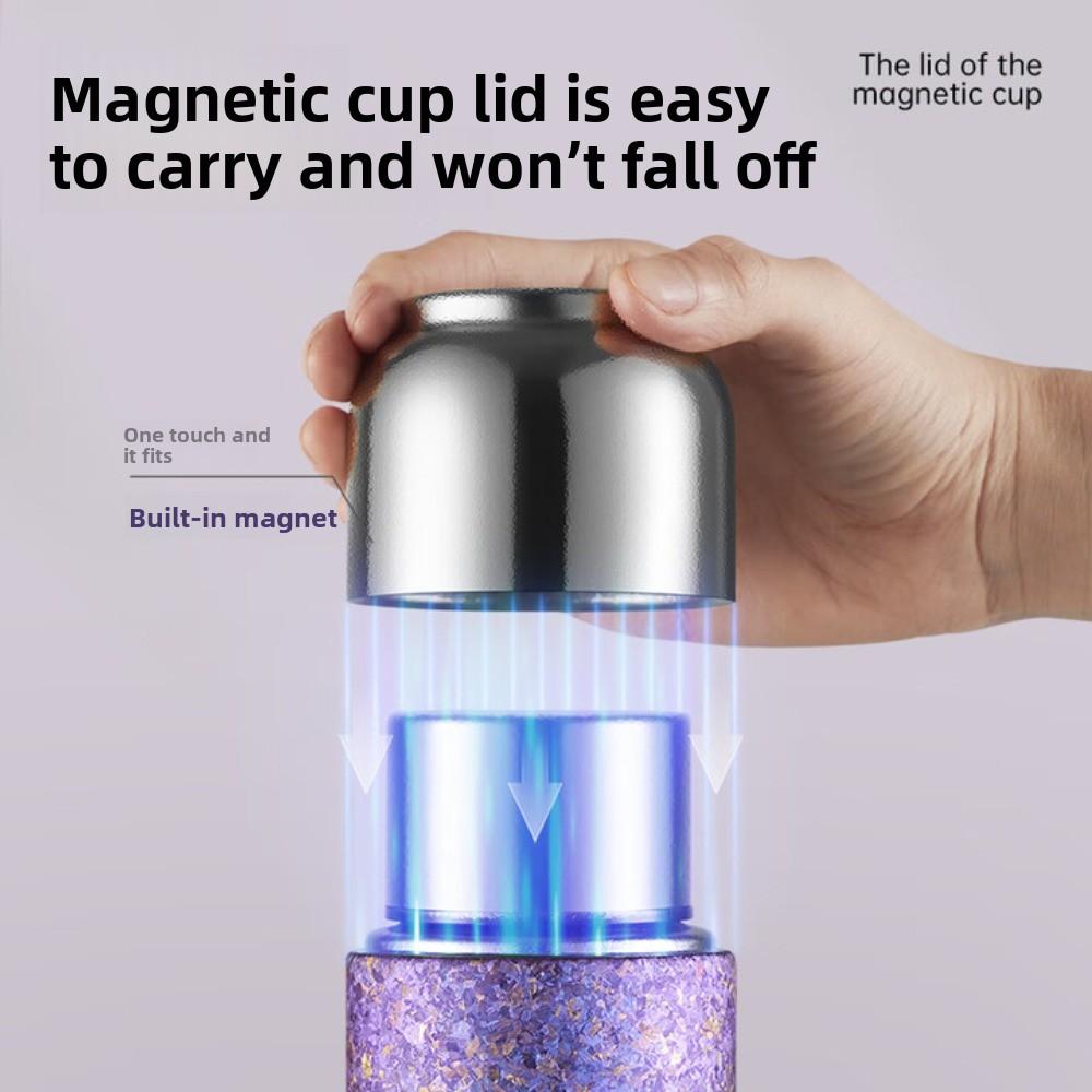 COOKER KING 330ml Pure Titanium Thermos Cup Reusable with Tea and Water Separator Suitable for High-end Business Gifts