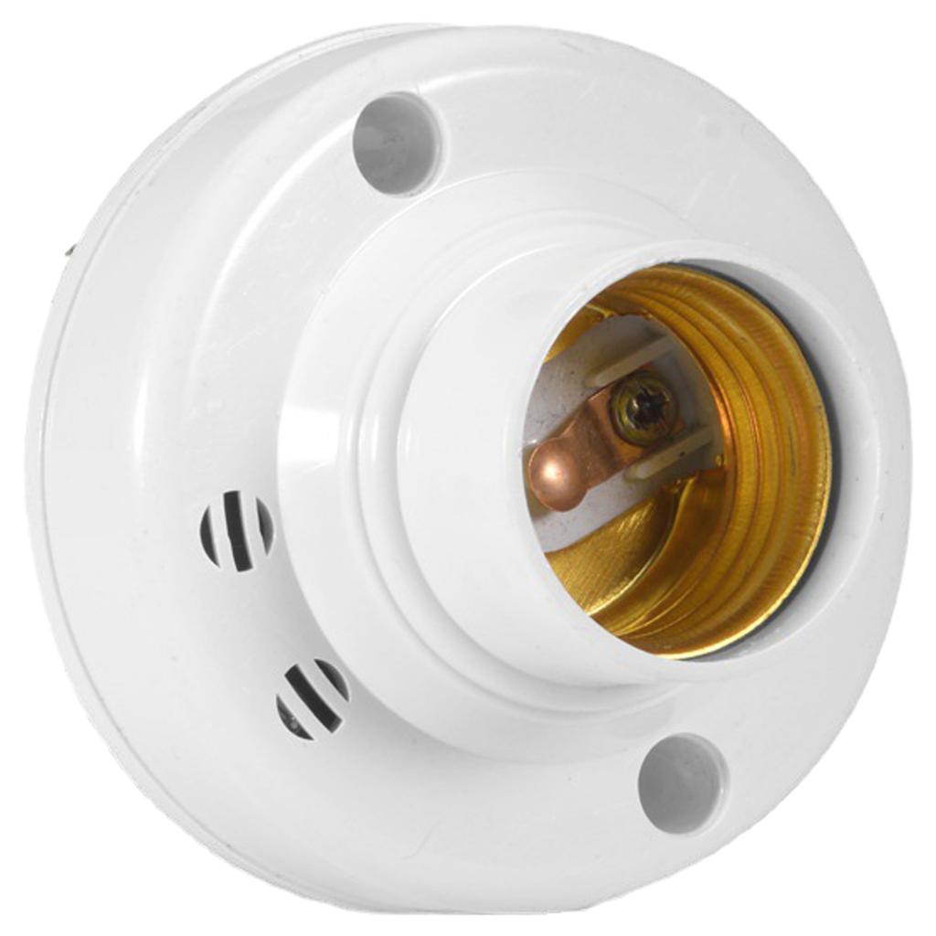 E27 Screw Mount Light Socket White Ceiling Lamp Holder LED Light Bulb Fixing Base E27 LED Light Bulb Stand