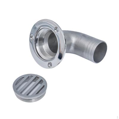 Marine Deck Drain 90 Degree Floor Heavy Duty Practical Easy To Install Replacement Portable