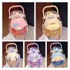 Slo-pk-tkb Cute Cartoon Plastic Straw Cup With Dual Drinking Function