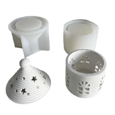 Starry Mongolian Yurt Silicone Molds Practical Silicone House Molds for Starry Cover Mongolian Yurt Handicrafts