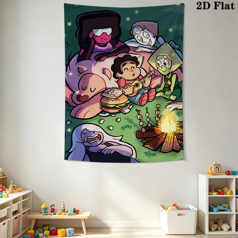 Steven Universe Pattern Home Decor Tapestry, Wall Hanging, Decorative RV Wall Cloth.XGT0914496