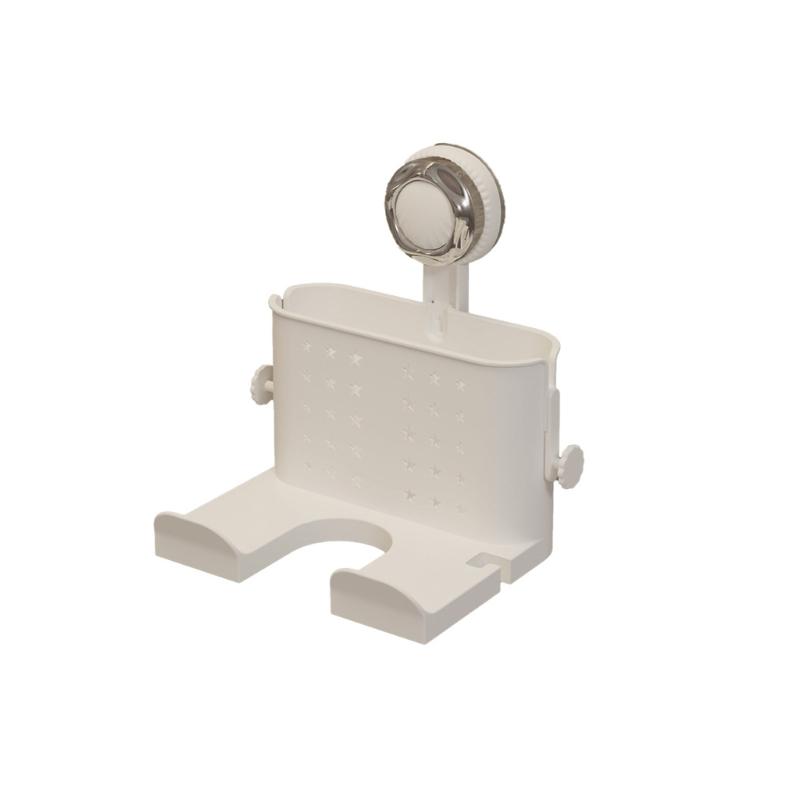 Multifunctional Bathroom Hair Dryer Organizers with Suction Cup Waterproof Materials S