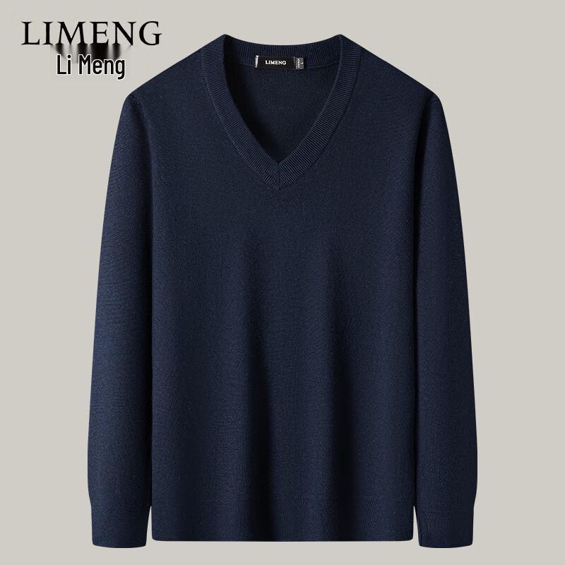 

LIMENG Men s V-Neck Warm Mid-Weight Pullover Sweater XL