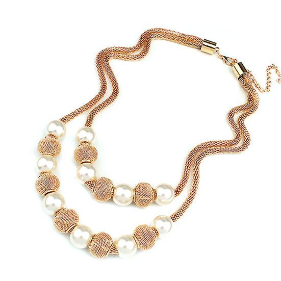 Collier Long Plaqué Or Déclaration Avec Breloque - Bijou De Mode Neuf Sans Emballage