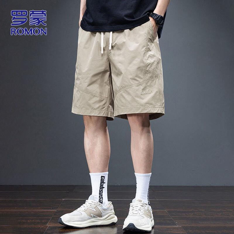 ROMON Men s Summer Breathable Loose Casual Shorts XL