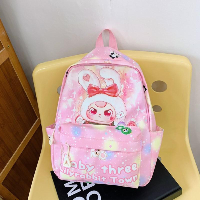 Kindergarten Primary School Students Schoolbag Cartoon Animation Foreign Style Printing Boys And Girls Backpack Children'S Backpack