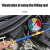 Adapter Refrigerant Recharge Kit Manometer Car Conditioning Kit  Freon Refilling