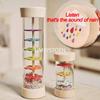 Baby Wooden Rain Sound Pipe Simulation Rain Sound Wooden Toy Gift Hourglass Fun Music Shaker Early Education Enlightenment Toy