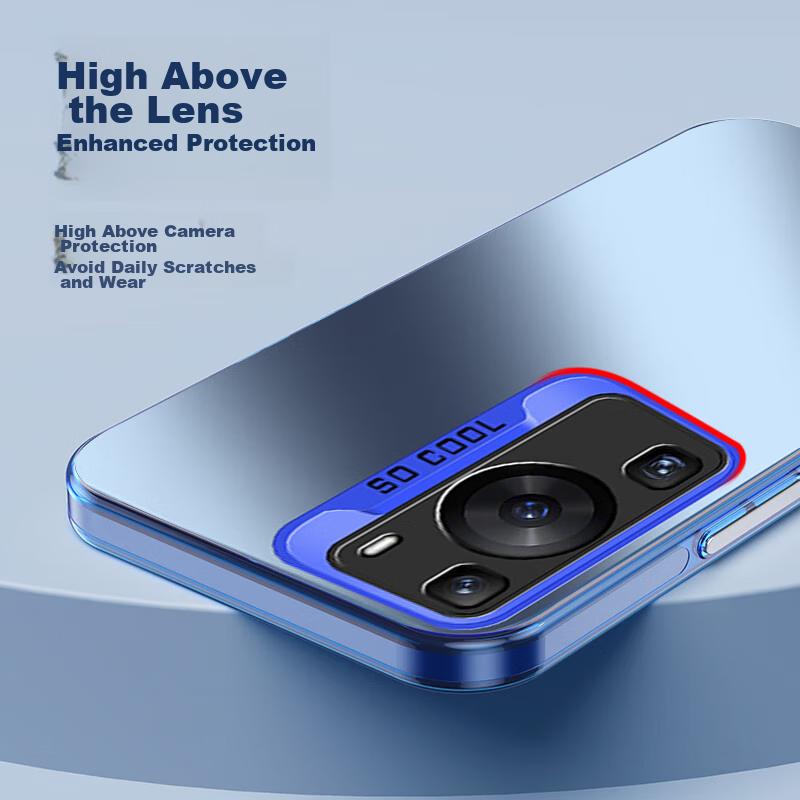 Huawei P60 Phone Case, Huawei P60 Pro Protective Cover, Frosted Full Coverage Ultra-Thin Shockproof Anti-Fingerprint - Graphite Black