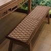 Thicken Velvet Long Bench Cushion Anti Sli Solid Wood Chair Seat Pad Hotel Dining Chair Cushion Garden Patio Sofa Seating Pad