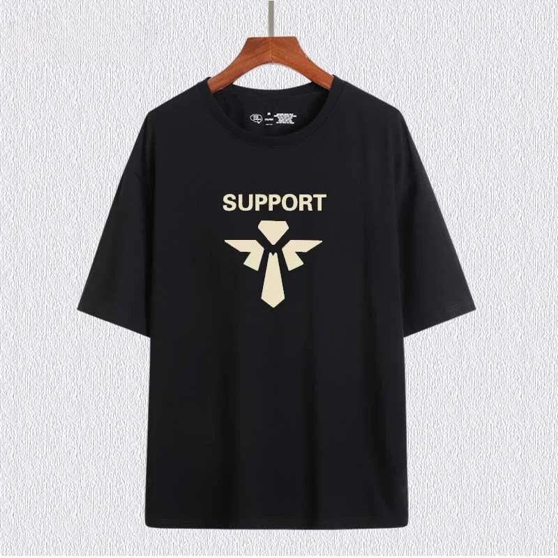 2025 Fun LOL Printed T-shirt 100% Cotton Men's T-shirt Short Sleeve ADC Play Wild T-shirt Loose Breathable Printed T-shirt