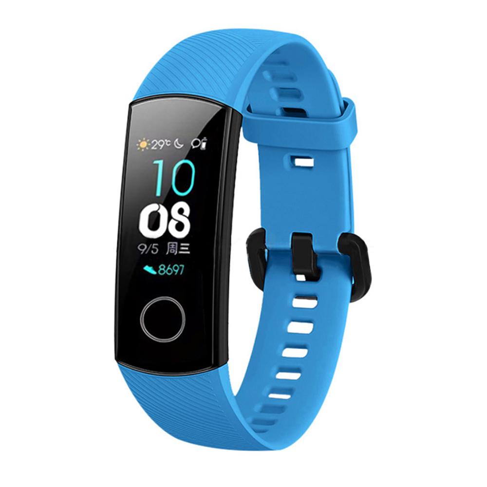 Smartwatch Band Replacement Silica Gel Bracelet Strap Band Accessories Watch Belt Women Men Wristbands Compatible with   Band 5